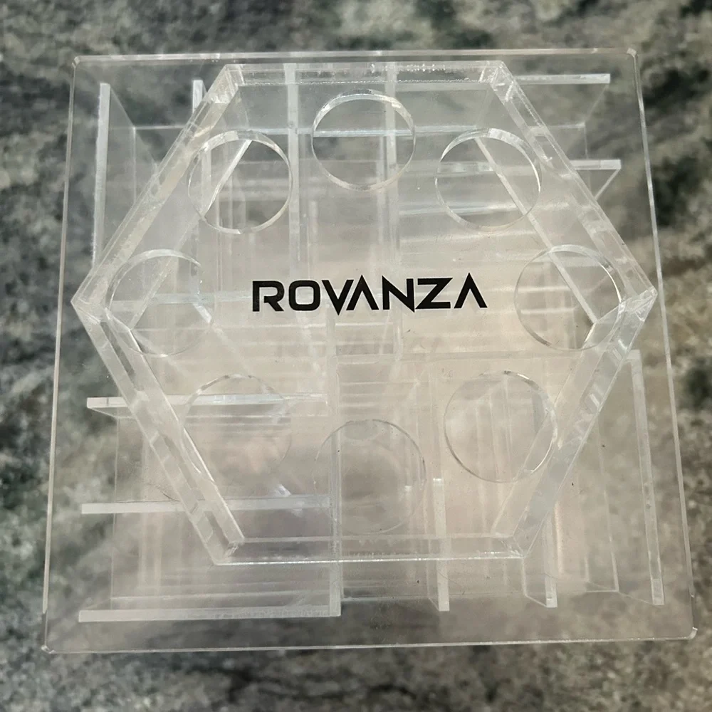 Clear Acrylic Makeup 81 lipstick Organizer by Rovanza